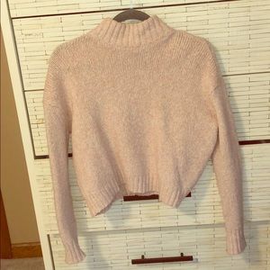 Pink turtle neck sweater